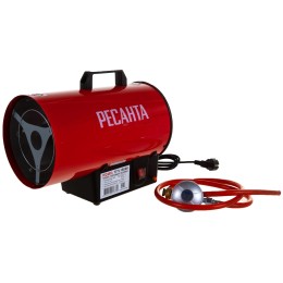 Тепловые пушки Ресанта ТГП-15000 67/1/14 Тепловая газовая пушка { Мощность 18кВт, 300м.куб/ч, 0,3 бар, расход 1,2 кг/час }